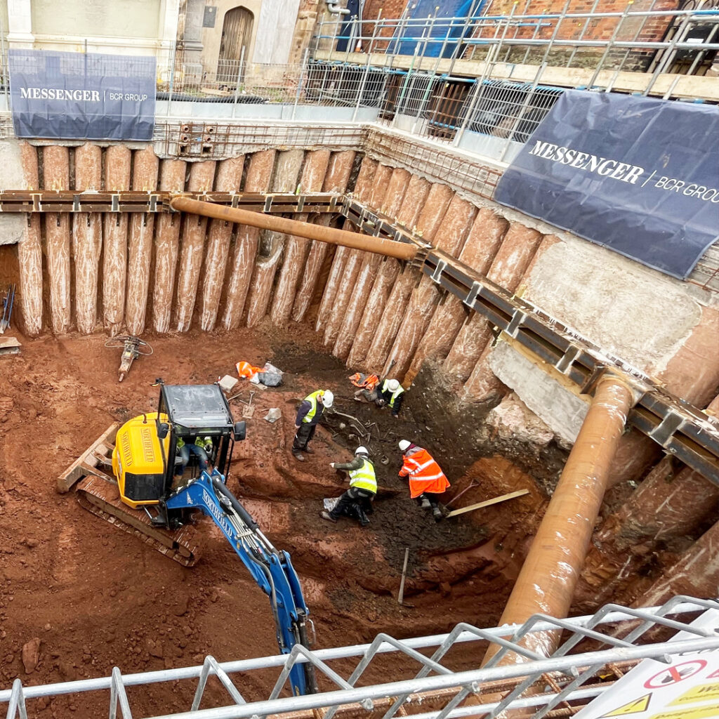 Project progress for Leicester Cathedral.