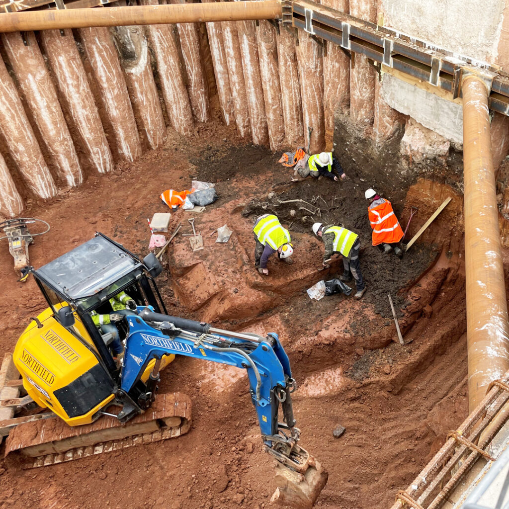 Project progress for Leicester Cathedral.