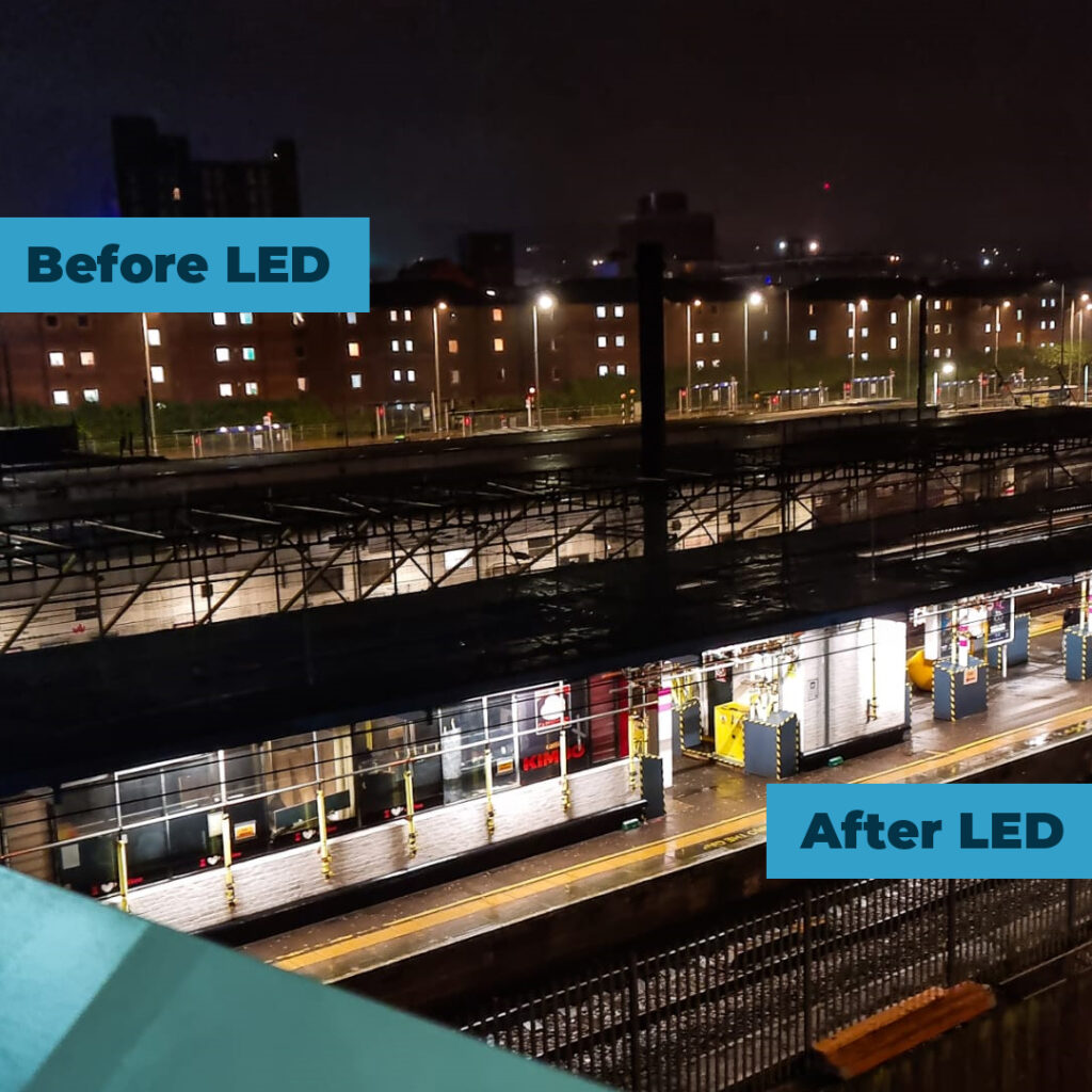 LED Lighting Upgrades for Luton Railway Station